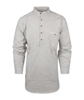 Overhemd Grandfather Shirt | Blauw Overhemd Grandfather Shirt | Blauw