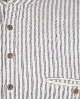 Overhemd Grandfather Shirt | Blauw