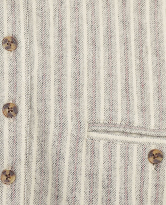 Overhemd Grandfather Shirt | Bruin