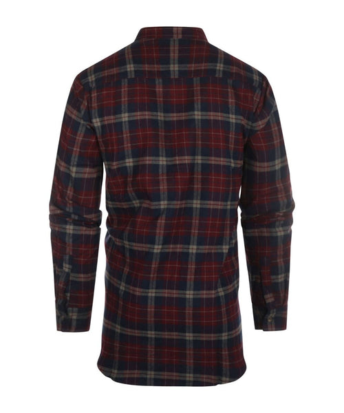 Overhemd Grandfather Shirt | Rood