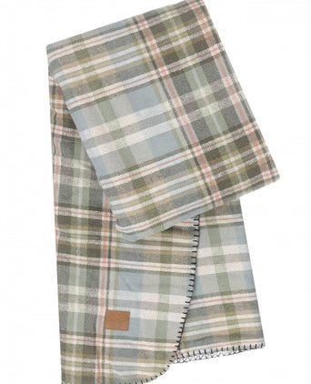 Warme fleece plaid | Groen