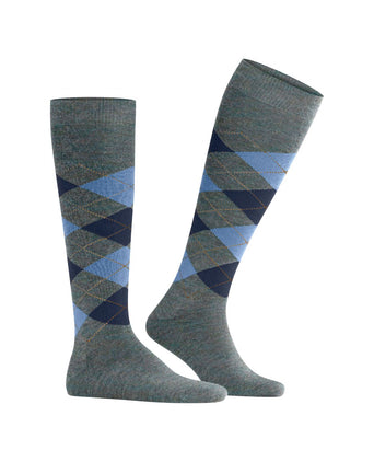 Edinburgh heren kniekousen | Blauw
