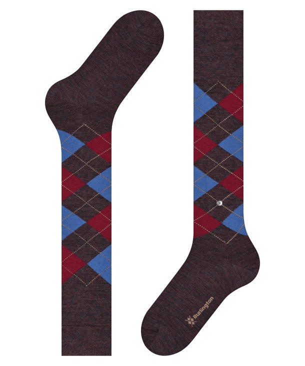 Edinburgh Men's Knee Socks | Purple