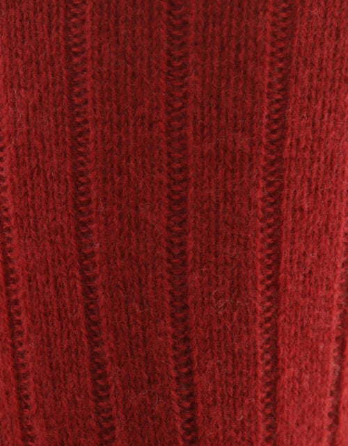 Luxe Cashmere Sokken | Rood