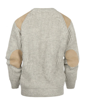 Pullover Swaledale Wol ronde hals | Beige