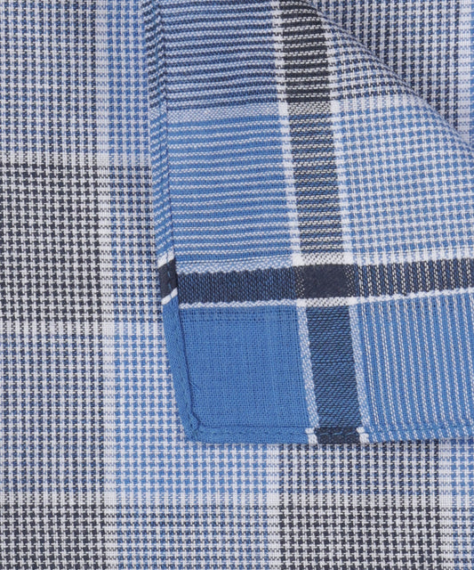 Ruit Zakdoek los | Blauw