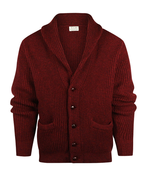 William Lockie Knoop Vest Sjaalkraag | Red Velvet