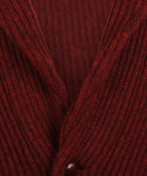 William Lockie Knoop Vest Sjaalkraag | Red Velvet