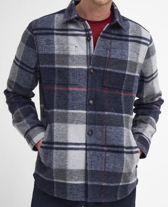 Barbour Chapter Tailored Check Overshirt | Blauw