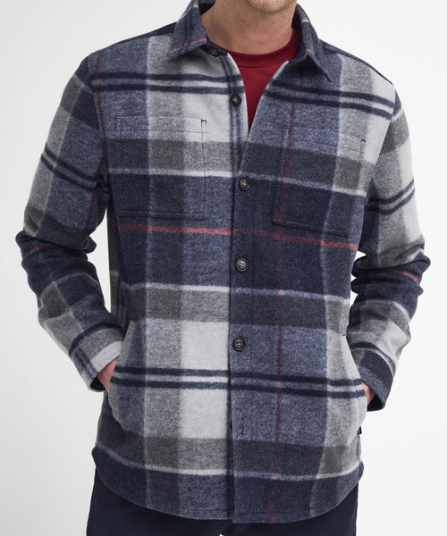 Barbour Chapter Tailored Check Overshirt | Blauw