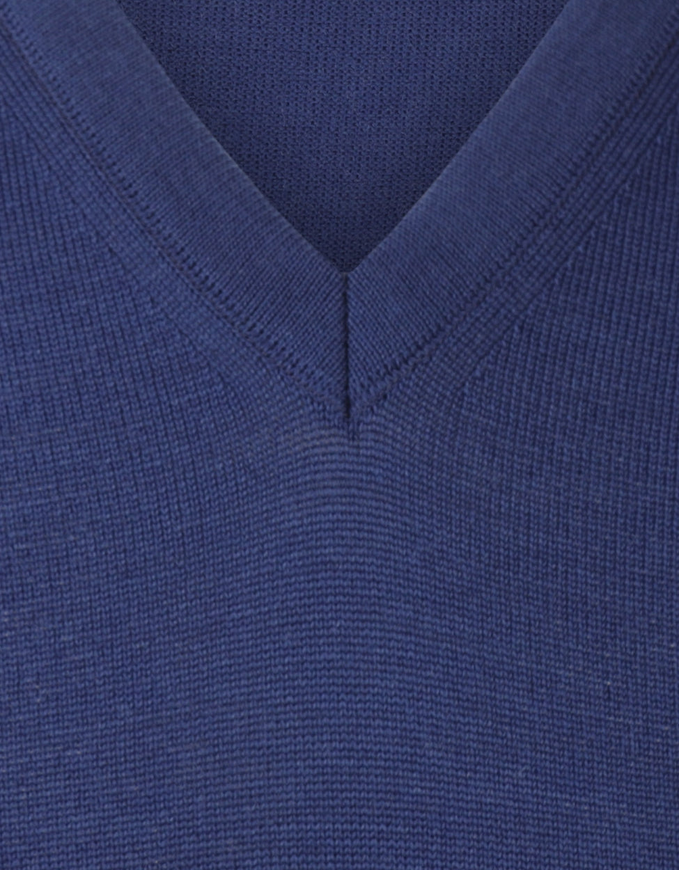 Maerz Slipover Merino Wool | Blue
