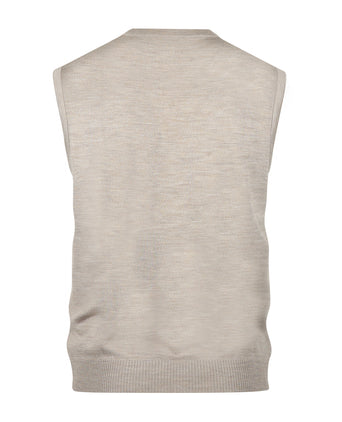 Maerz Slipover Merino Wol | Bruin