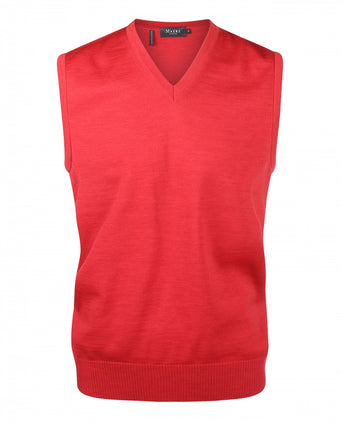 Maerz Slipover Merino Wol | Rood