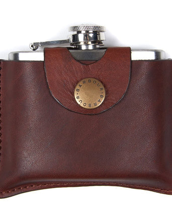 Barbour Hinged Hipflask | Bruin