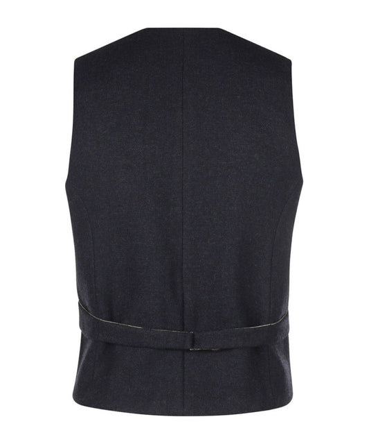 Gilet Celtic Tweed | Donker Blauw