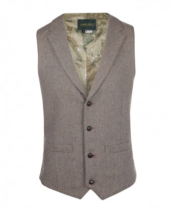Iers Tweed Gilet | Beige