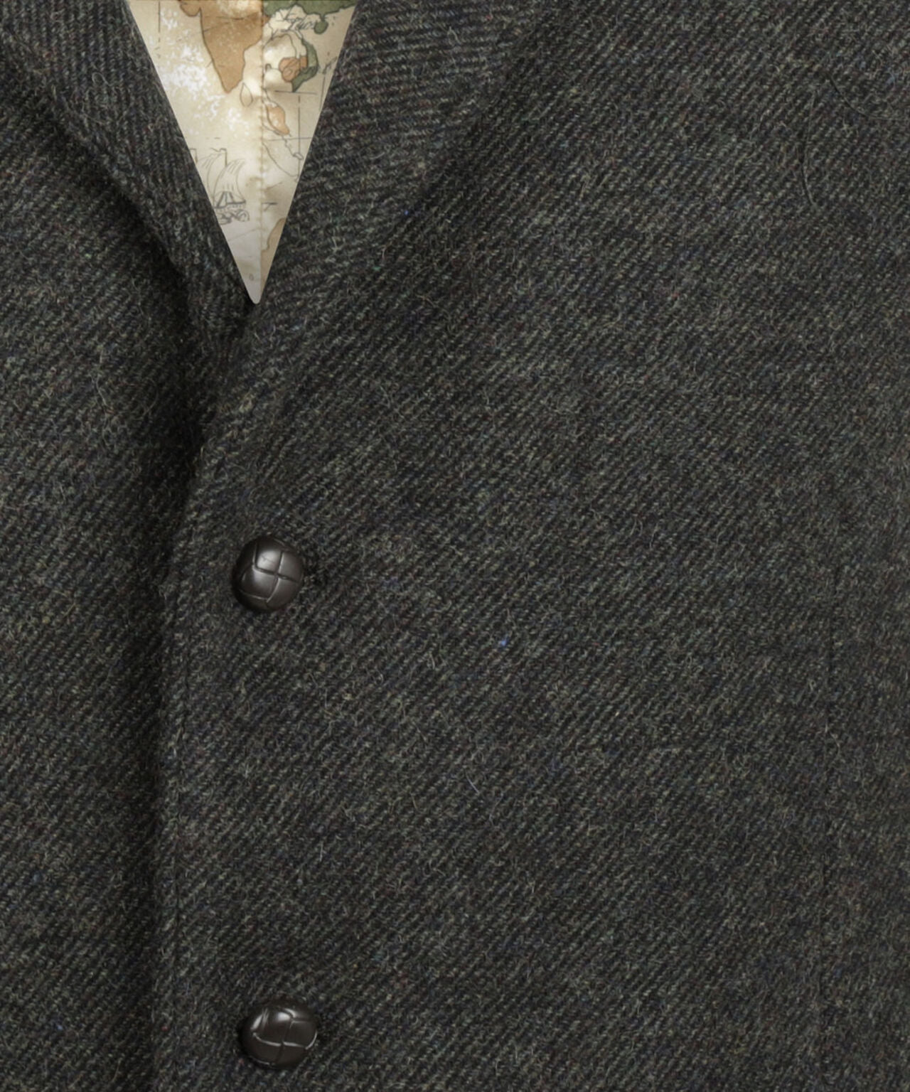 Irish Tweed Gilet | Green