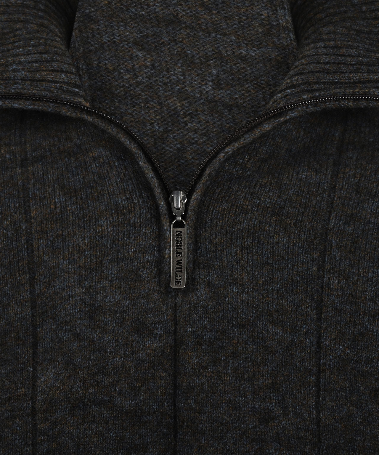 Sweater Javelin high zip | Brown