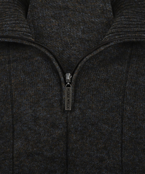 Trui Javelin hoge rits | Bruin