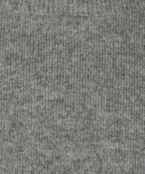 Pullover Lamswol ronde hals | Grijs
