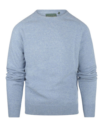Pullover Lamswol ronde hals | Blauw