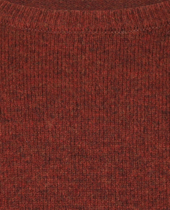 Pullover Lamswol ronde hals | Rood