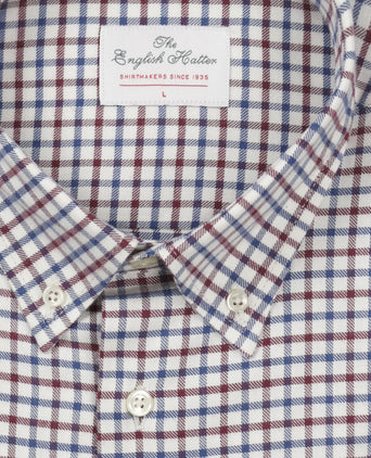 Katoenen Overhemd Button Down Regular Fit | Blauw