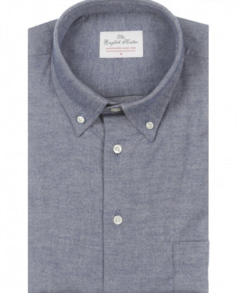 Katoenen Overhemd Button Down Regular Fit | Blauw
