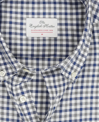Katoenen Overhemd Button Down Regular Fit | Blauw