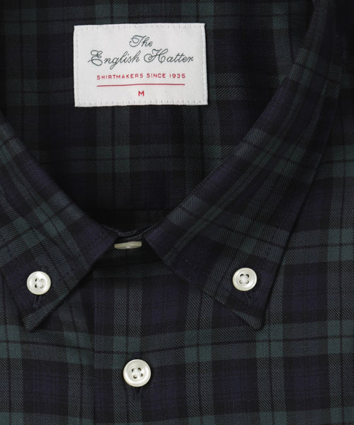 Flannel overhemd button down regular fit | Blackwatch