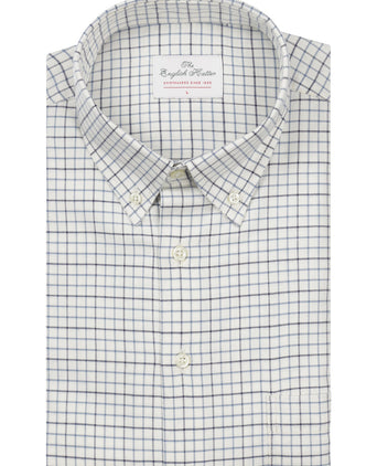 Katoenen Overhemd Button Down Regular Fit | Bruin