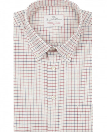 Katoenen Overhemd Button Down Regular Fit | Bruin