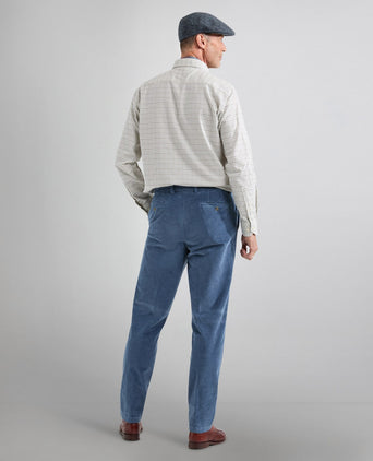 Katoenen Overhemd Button Down Regular Fit | Bruin