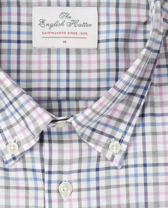 Katoenen Overhemd Button Down Regular Fit | Bruin