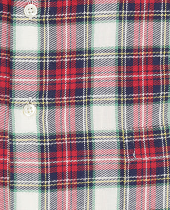 Katoenen Overhemd Button Down Regular Fit | Rood