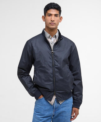 Wax jacket Lightweight Royston | Navy Blauw Wax jacket Lightweight Royston | Navy Blauw