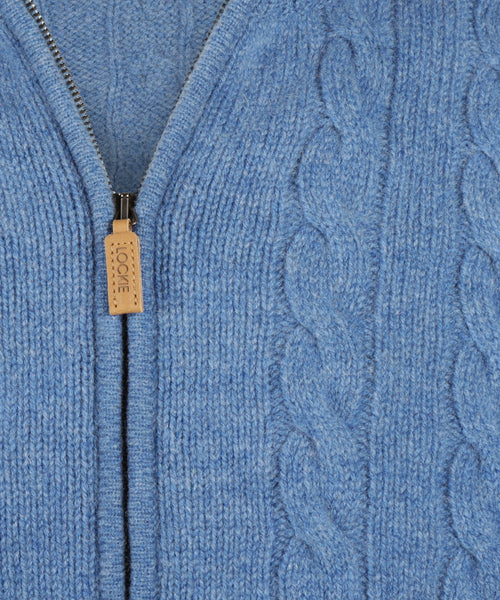 William Lockie Kabelvest met Rits | Jeans