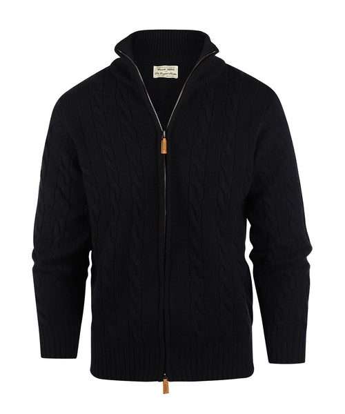 William Lockie Kabelvest met Rits | Navy