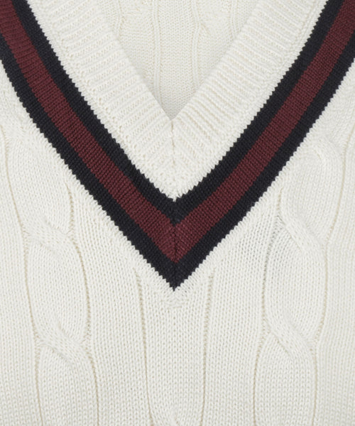 Cricket Slipover katoen | Wit