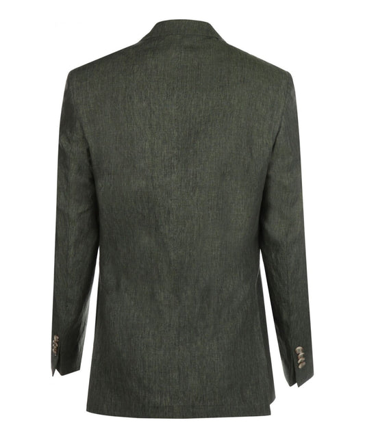 Linen blazer | Green