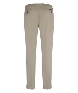 Pantalon Boston Bandplooi en Omslag | Bruin Pantalon Boston Bandplooi en Omslag | Bruin