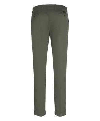 Pantalon Boston Bandplooi en Omslag | Groen Pantalon Boston Bandplooi en Omslag | Groen