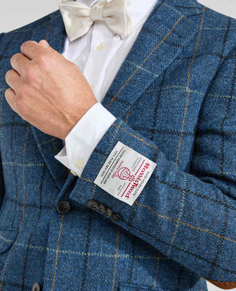 Harris Tweed Colbert | Blauw