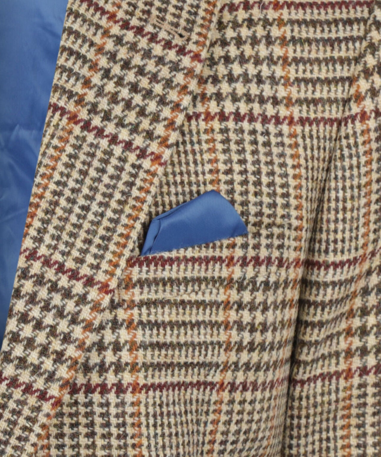 Harris Tweed Colbert | Bruin melange houndstooth