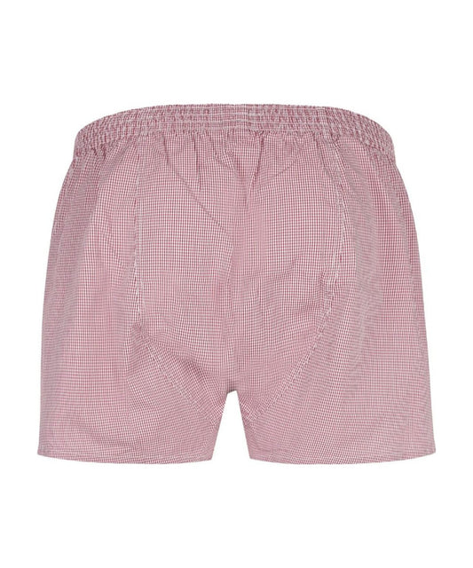 Boxershort katoen | Rood Ruit Fijn