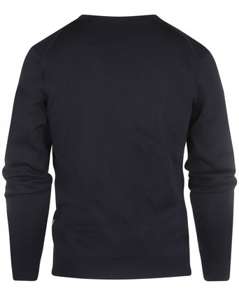 Maerz Klassiek Knoop Vest | Navy