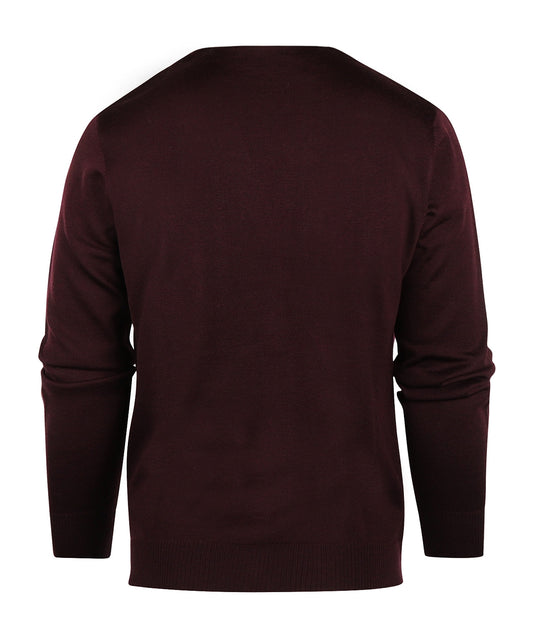 Maerz Classic Button Cardigan | Red