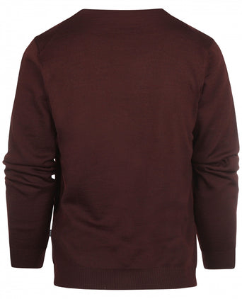 Maerz Klassiek Knoop Vest | Rood