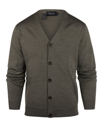 Maerz Klassiek Knoop Vest | Groen