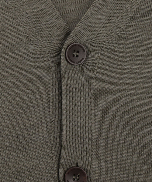 Maerz Klassiek Knoop Vest | Groen